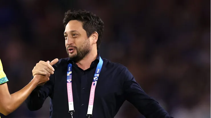 Arthur Elias, técnico da Seleção Brasileira Feminina. (Photo by Robert Cianflone/Getty Images)
