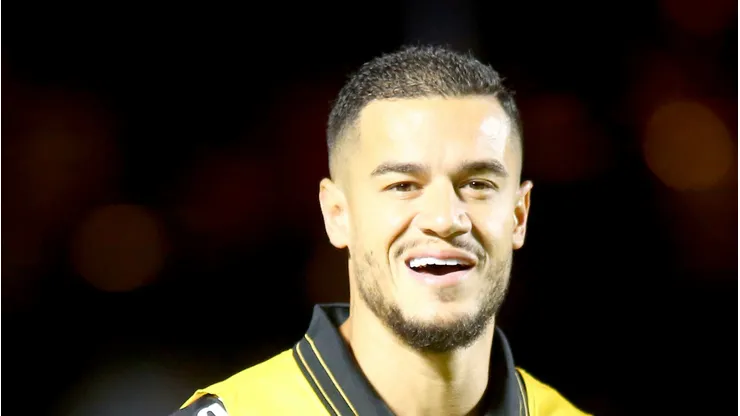 Coutinho antes do jogo contra o São Paulo, no MorumBIS.