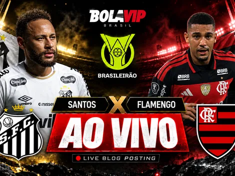Flamengo abre vantagem e Santos busca empate com dois gols de Neymar