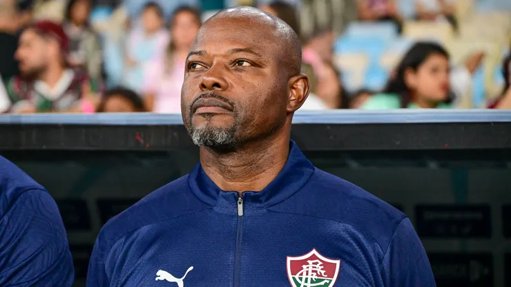 Marcão detonou a arbitragem do clássico. Foto: Thiago Ribeiro/AGIF