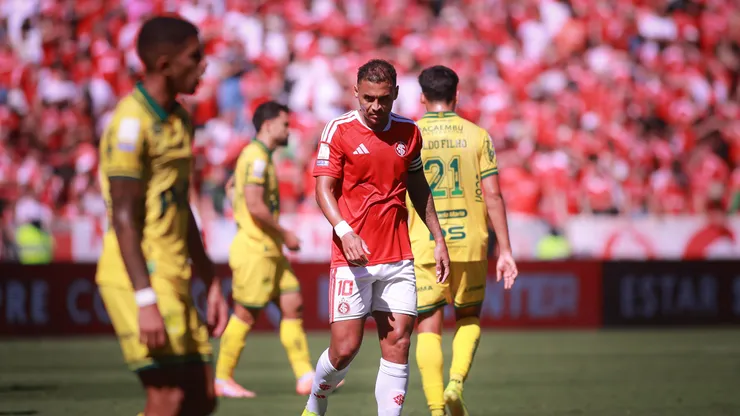 Alan Patrick jogador do Internacional durante partida contra o Mirassol. Foto: Maxi Franzoi/AGIF