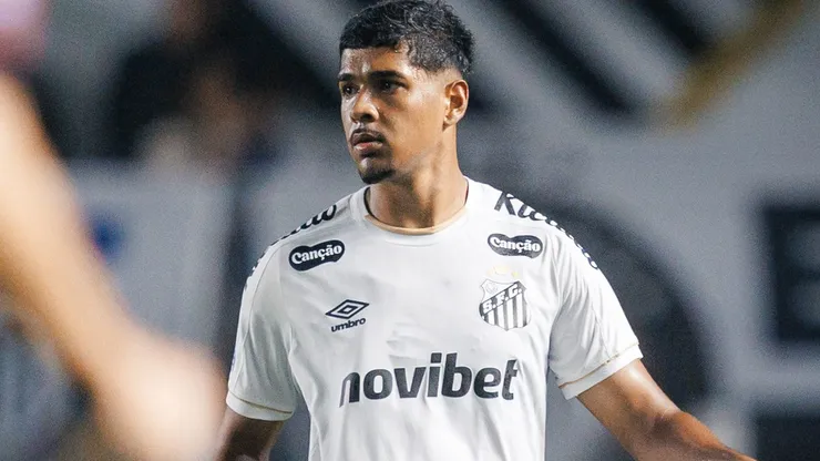 Zagueiro tem o futuro incerto - Foto: Raul Baretta/Santos FC.