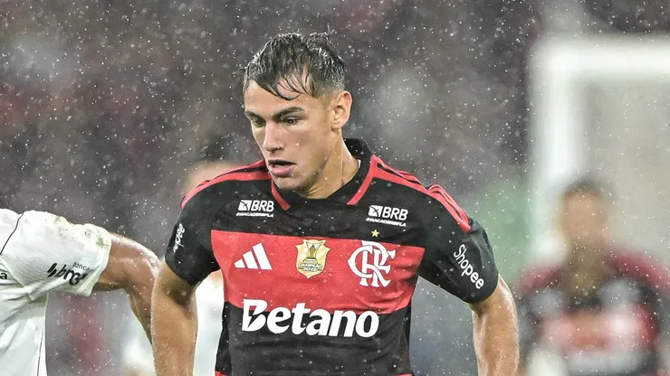 Joaquin Freitas jogador do Flamengo durante partida contra o Corinthians no estadio Maracana pelo campeonato Brasileiro A 2026.