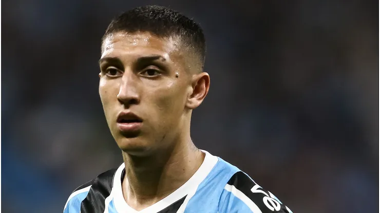 Miguel Monsalve jogador do Estudiantes durante a sua passagem pelo Grêmio em 2024