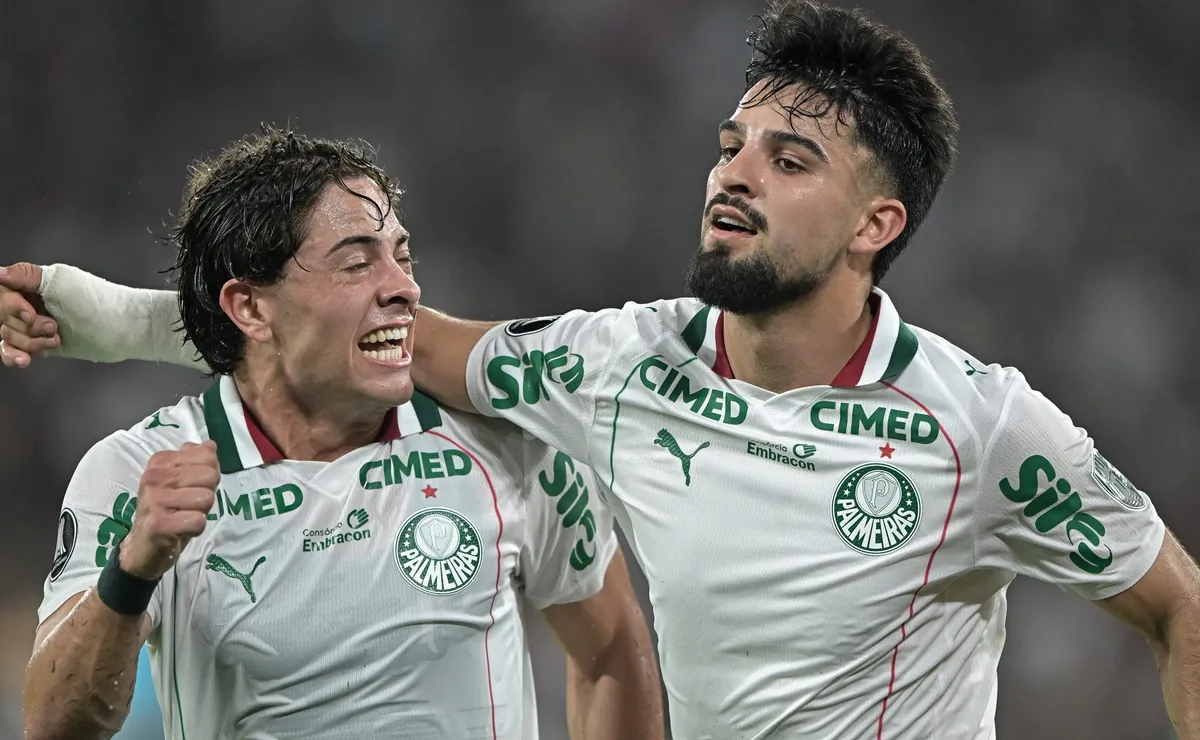 Com gols de Flaco López e Marlon Freitas, Palmeiras vence o Fluminense por 2 a 1 na Libertadores