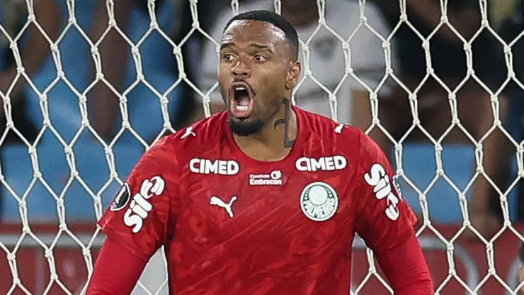 Carlos Miguel, em jogo contra a equipe do Fluminense FC, durante partida válida pela semi final, ida, da Conmebol Libertadores, no Estádio Maracanã. (Foto: Cesar Greco/Palmeiras/by Canon)