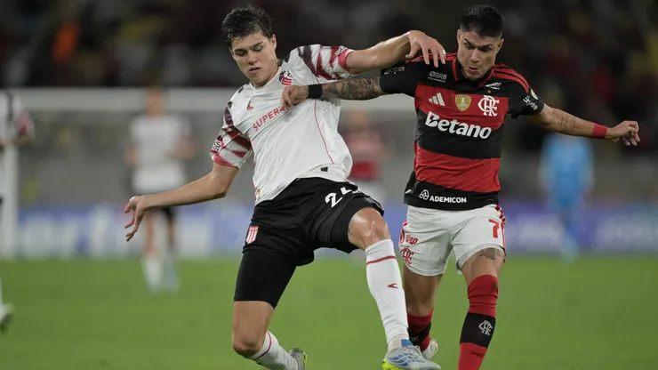 Estudiantes e Flamengo se enfrentam pela semifinal da Libertadores. Foto: Jorge Rodrigues/AGIF