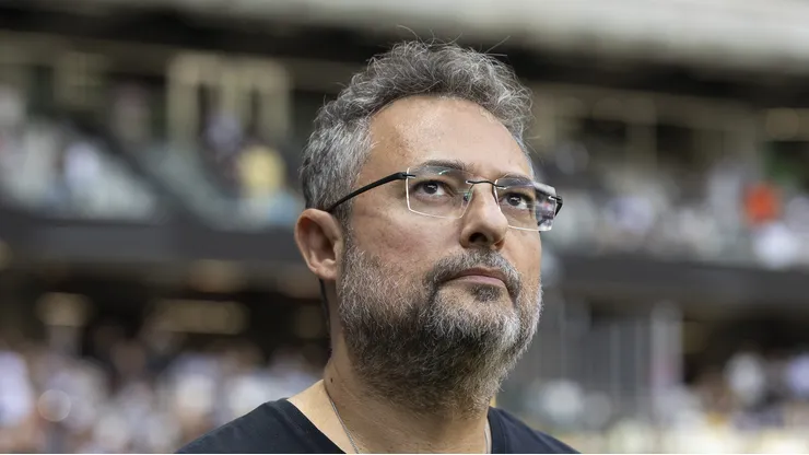 Mattos durante partida na Arena MRV.