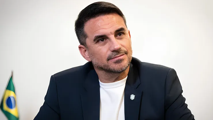 Rodrigo Caetano durante coletiva (Foto: Rafael Ribeiro/CBF)