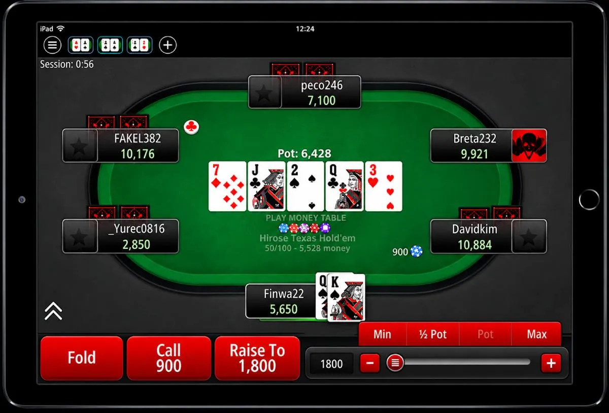 PokerStars app iPad