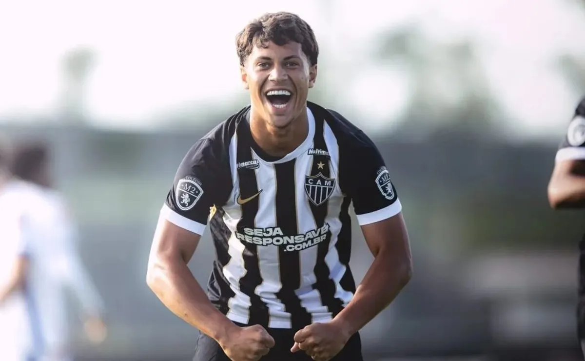 Filho de Huck, Ian Ângelo assina contrato profissional com o Atlético-MG e inicia nova etapa na carreira