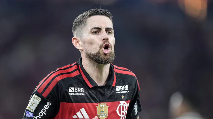 - Jorginho jogador do Flamengo durante partida contra o Palmeiras