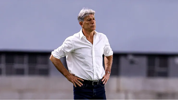 Renato Gaúcho técnico do Grêmio durante partida contra o Remo. Foto: Fernando Torres/AGIF
