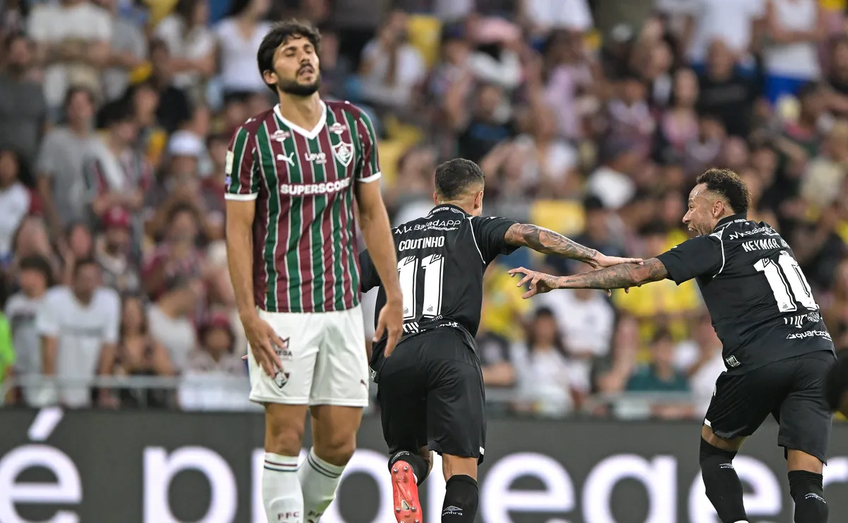 Fluminense vê Santos reagir no segundo tempo, sofre virada e sai derrotado por 2 a 1
