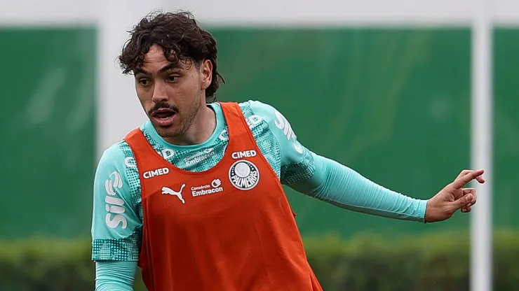 Maurício em treino na Academia de Futebol - Foto: Cesar Greco/Palmeiras/by Canon
