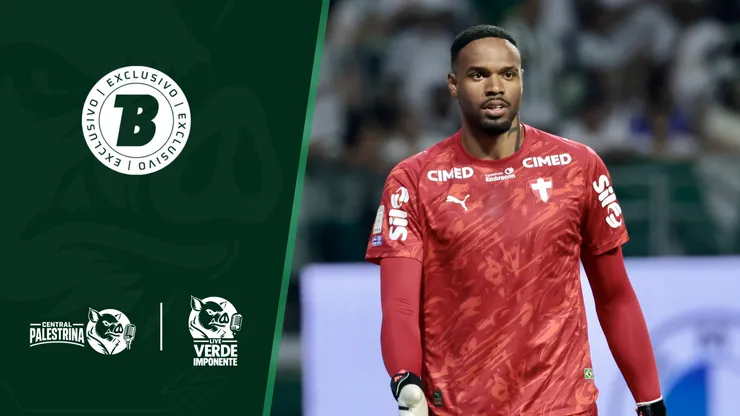 Carlos Miguel goleiro do Palmeiras durante partida contra o Bahia. Foto: Marcello Zambrana/AGIF