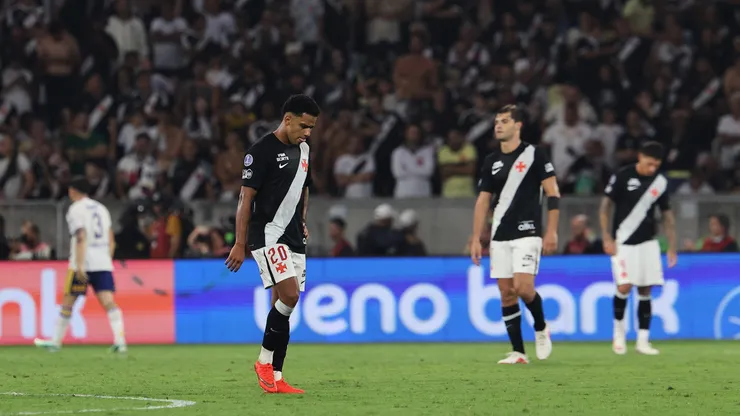 Brenner aparece abatido durante a partida de volta da semifinal da Copa Sul-Americana entre Vasco e Boca Juniors. (Photo by Wagner Meier/Getty Images)