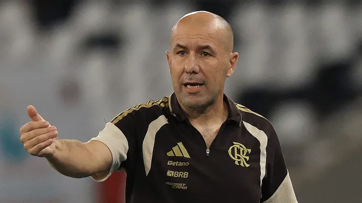 Leonardo Jardim técnico do Flamengo durante partida