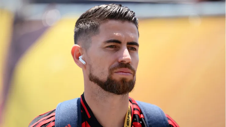 Jorginho jogador do Flamengo durante partida