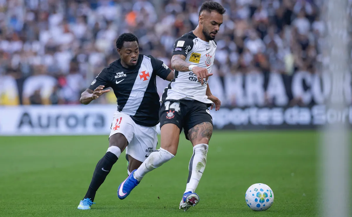 Vasco enfrenta Corinthians que pode ter oito desfalques para jogo em São Januário