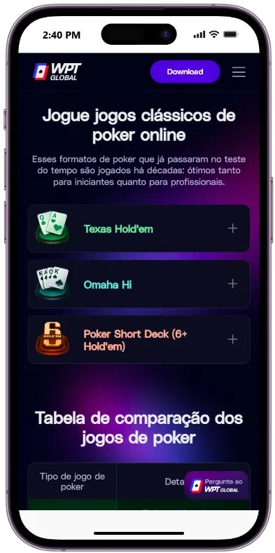 WPT Global app
