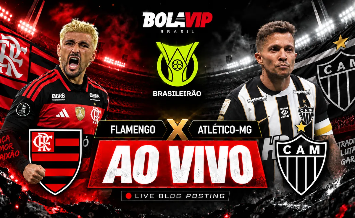 Flamengo x Atlético-MG AO VIVO – Onde assistir jogo grátis pelo Brasileirão