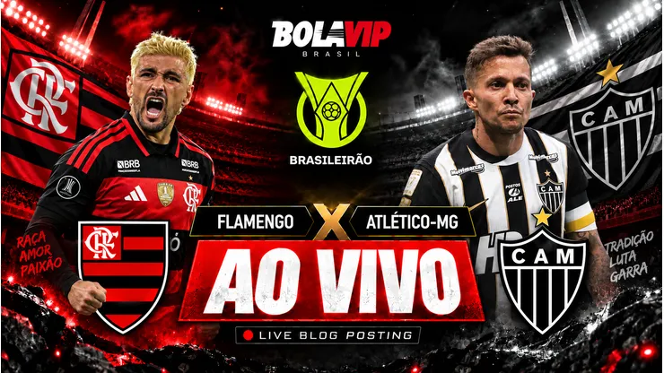 Flamengo x Atlético-MG é transmitido ao vivo pelo Bolavip Brasil