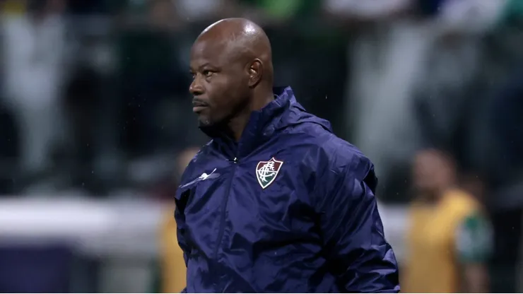 Marcão técnico do Fluminense durante partida contra o Palmeiras. Foto: Marcello Zambrana/AGIF
