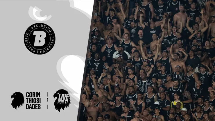 Torcida do Corinthians durante partida contra Vasco no estádio São Januário. Foto: Jorge Rodrigues/AGIF