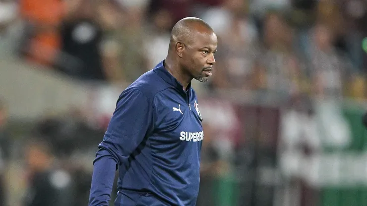 Marcão técnico do Fluminense durante partida contra o Platense. Foto: Thiago Ribeiro/AGIF