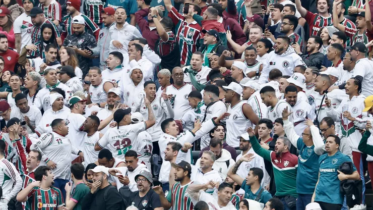 Torcida do Fluminense durante partida contra Corinthians. Foto: Marcello Zambrana/AGIF