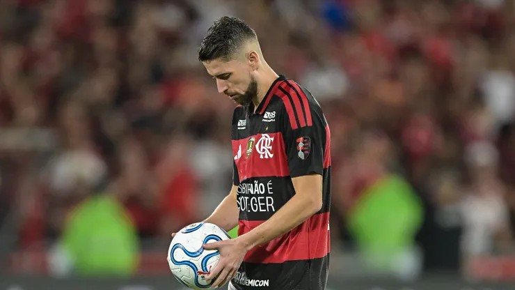 - Jorginho jogador do Flamengo durante partida contra o Estudiantes
