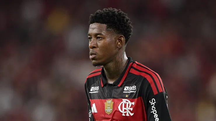 Vitao jogador do Flamengo durante partida contra o Sao Paulo no estadio Maracana pelo campeonato Brasileiro A 2026.