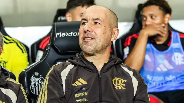 Leonardo Jardim tecnico do Flamengo durante partida contra o Santos no estadio Vila Belmiro pelo campeonato Brasileiro A 2026.