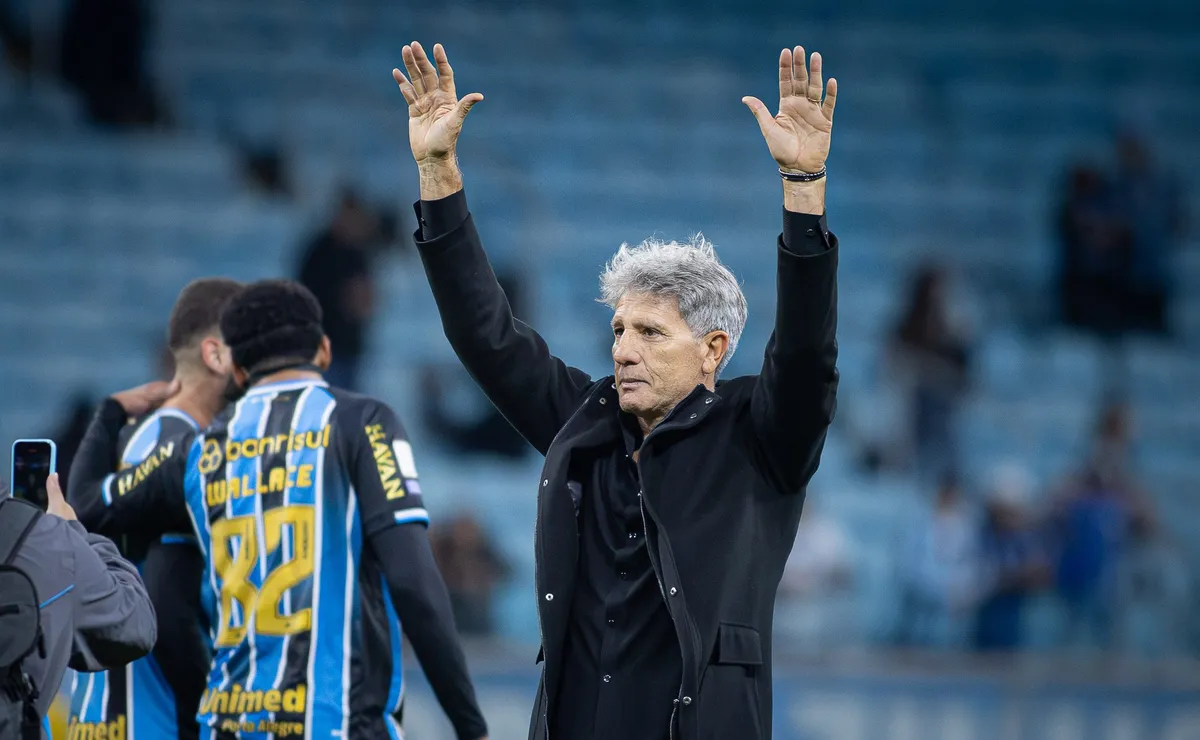 Renato Portaluppi alcança 300 jogos pelo Grêmio no Brasileirão e amplia marca histórica
