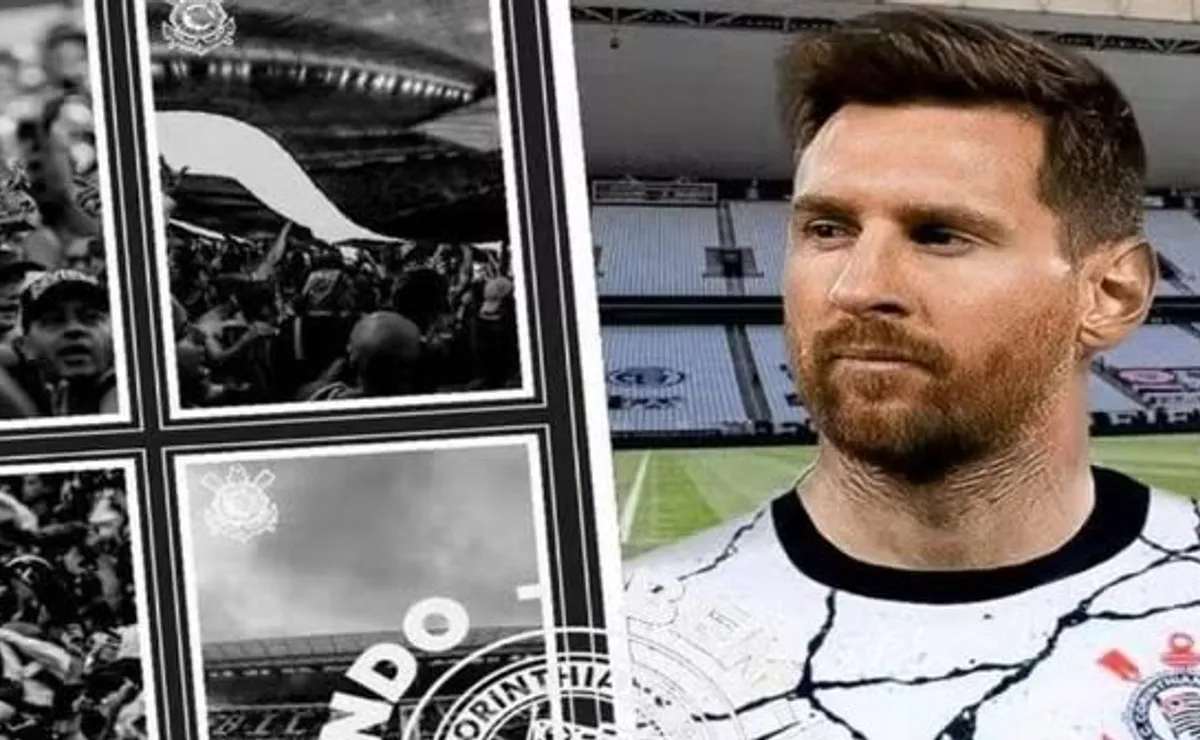Corinthians faz anúncio da contratação de Lionel Messi como novo reforço após site oficial ser hackeado