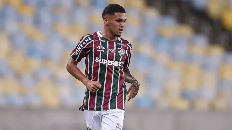 Riquelme jogador do Fluminense durante partida contra o Boavista. Foto: Thiago Ribeiro/AGIF