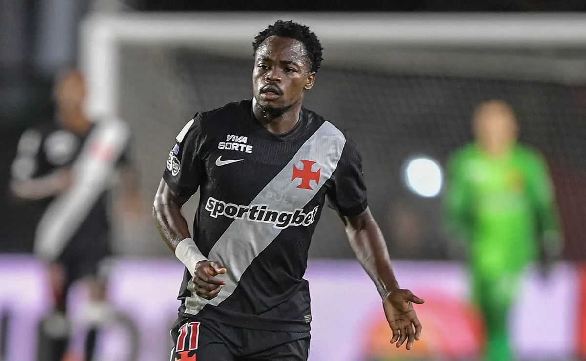 Vasco perde Andrés Gómez para duelo decisivo contra o Palmeiras pela semifinal da Copa do Brasil