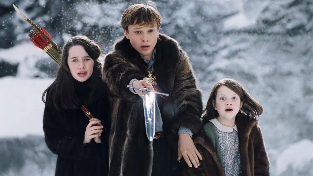 William Moseley, Anna Popplewell and Georgie Henley in The Chronicles of Narnia.