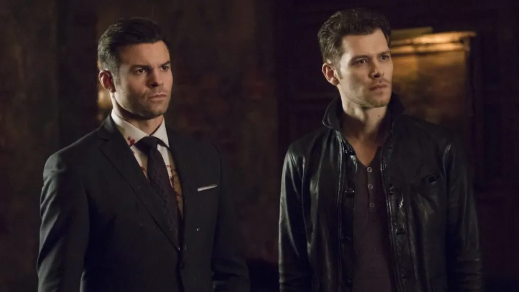 Daniel Gillies and Joseph Morgan in The Originals. 