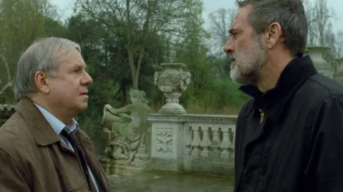 Joachim Król and Jeffrey Dean Morgan in 'The Postcard Killings'