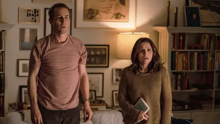 Tobias Menzies and Julia Louis-Dreyfus in 'You Hurt My Feelings'