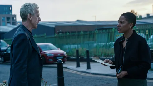 Peter Capaldi and Cush Jumbo in “Criminal Record”