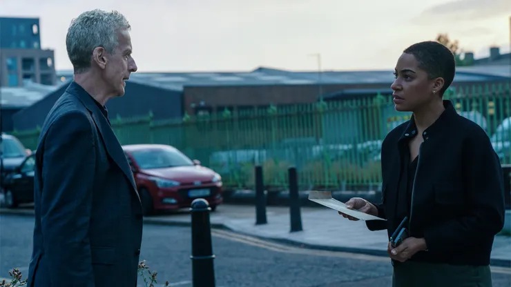Peter Capaldi and Cush Jumbo in “Criminal Record”