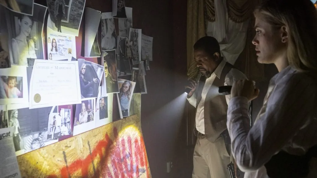 Martin Lawrence and Melissa Roxburgh in Mindcage. (Source: IMDb)