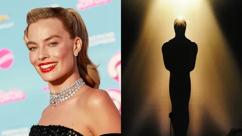 Margot Robbie at an event for Barbie — A general view of atmosphere at the 86th Academy Awards Nominations Announcement.