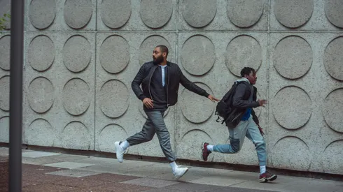 Kane Robinson and Jedaiah Bannerman in 'The Kitchen'