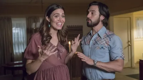 Mandy Moore and Milo Ventimiglia in "This Is Us"