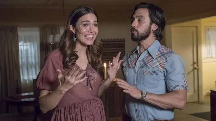 Mandy Moore and Milo Ventimiglia in "This Is Us"
