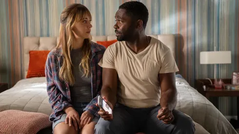 Kaley Cuoco and David Oyelowo in "Role Play"